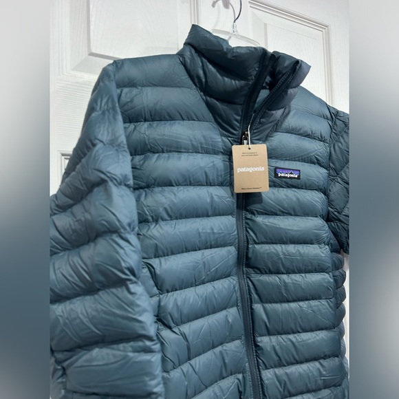 Patagonia Men's XXL Down Sweater Nouveau Green Grey Puffer Jacket NWT - Picture 2 of 7